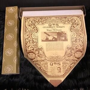QRS Player Piano Roll Celebrity Series -"Tie a Yellow Ribbon 'Round The Ole Oak"